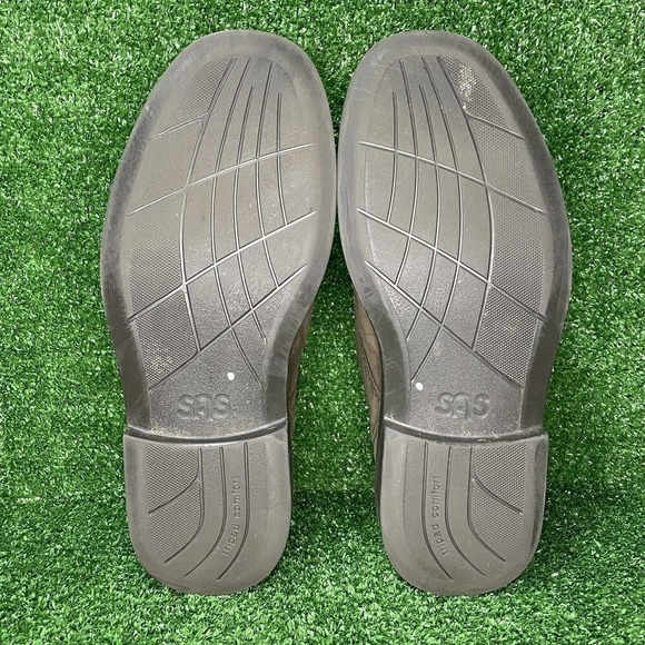 SAS Ambassador Lace Up Shoes Size 10.5 WW EXTRA WIDE Leather Tripad Comfort Men - Picture 8 of 9